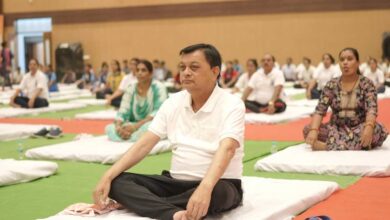 कैबिनेट मंत्री श्री देवांगन ने आमजनों से योग को जीवन का अभिन्न अंग बनाने का किया आह्वान