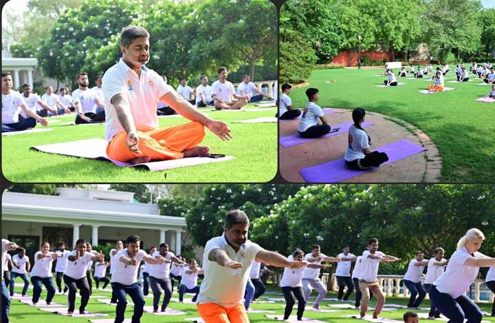 शिवसेना के राष्ट्रीय समन्वयक डॉ. अभिषेक वर्मा ने योग दिवस पर किया योग एवं लोगों से इसे जीवन में उतारने की अपील