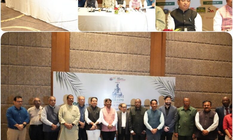 आयुष इंडिया एक्सपो 2025 अहमदाबाद:आयुर्वेद केवल चिकित्सा नहीं, जीवन जीने की कला है : विधायक डॉ संपत अग्रवाल