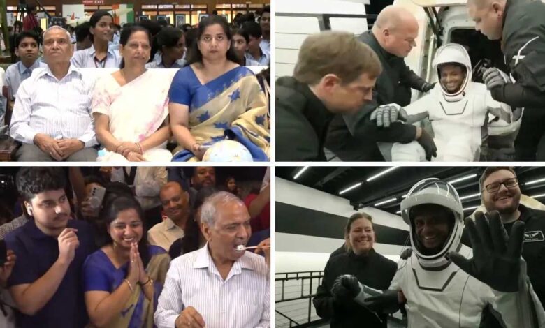 अंतरिक्ष से लौटे ग्रुप कैप्टन शुभांशु शुक्ला की वापसी