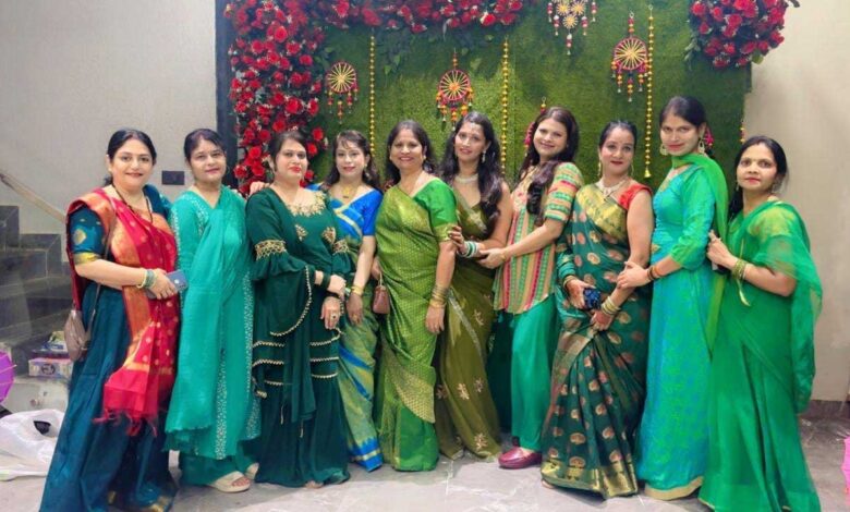 राजधानी रायपुर के डॉल्फिन ज्वेलो सोसाइटी में धूमधाम से मना सावन पर्व