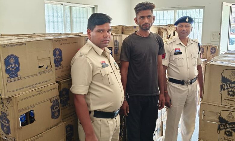 51 लाख की अवैध शराब की तस्करी करते राजस्थान के तस्कर को जशपुर पुलिस ने धर दबौचा