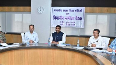 शिक्षा विभाग के अधिकारी शिक्षण कार्य को सर्वोच्च प्राथमिकता दें : मंत्री श्री गजेन्द्र यादव