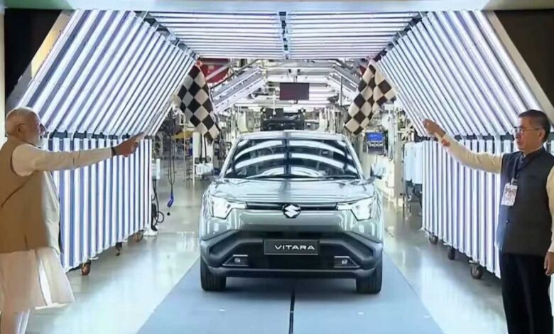 PM Modi ने मारुति सुजुकी की पहली इलेक्ट्रिक कार ‘Maruti e Vitara’ को किया फ्लैग-ऑफ, जानें क्या कहा