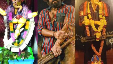 Ram Charan’s Peddi Fever Strikes on Ganesh Chaturthi! Fans Create a Peddi-Inspired Figure of Lord Ganesha
