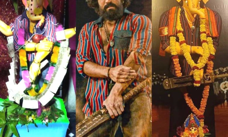 Ram Charan’s Peddi Fever Strikes on Ganesh Chaturthi! Fans Create a Peddi-Inspired Figure of Lord Ganesha