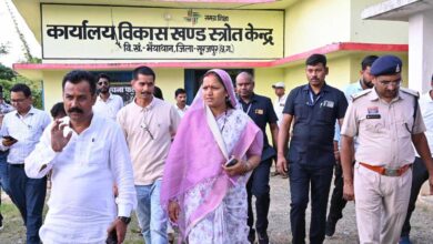 मंत्री लक्ष्मी राजवाड़े ने स्वास्थ्य शिविर में दी भागीदारी