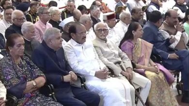 उपराष्ट्रपति पद छोड़ने के बाद पहली बार किसी कार्यक्रम में दिखे जगदीप धनखड़, साथ में थे ये दिग्गज
