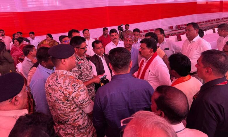 केंद्रीय गृह मंत्री अमित शाह के बस्तर प्रवास की तैयारियों का उप मुख्यमंत्री श्री विजय शर्मा ने किया निरीक्षण