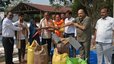 बलौदाबाजार जिले में समर्थन मूल्य में धान खरीदी की हुईं शुरुआत