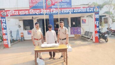 ऑपरेशन “निश्चय” के तहत तिल्दा पुलिस की बड़ी कार्यवाही, अवैध मादक पदार्थ गांजा सहित एक अंतर्राज्यीय आरोपी गिरफ्तार