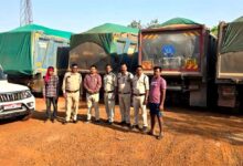 कलेक्टर रायपुर खनिज विभाग द्वारा रात्रिकालीन भ्रमण के दौरान कुल 13 वाहन अवैध परिवहन करते पकड़ी गयी