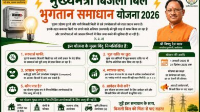 ’मुख्यमंत्री बिजली बिल भुगतान समाधान योजना 2026’ : ’आम उपभोक्ताओं के लिए बड़ी राहत, आसान हुआ पुराने बिजली बिलों का भुगतान’
