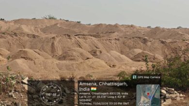 खनिज विभाग जिला रायपुर द्वारा सीएम हेल्पलाइन 1076 में प्राप्त रेत के अवैध कारोबार की शिकायत की त्वरित जाँच व कार्यवाही की गईं खनिज विभाग जिला रायपुर द्वारा सीएम हेल्पलाइन 1076 में प्राप्त रेत के अवैध कारोबार की शिकायत की त्वरित जाँच व कार्यवाही की गईं