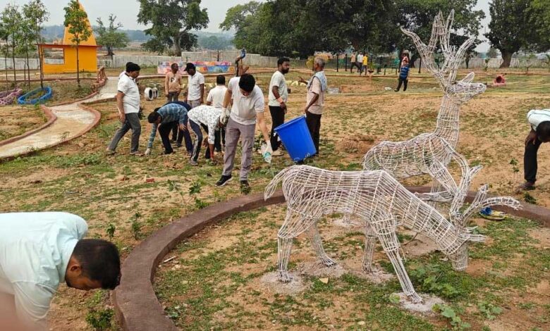 विश्व पर्यावरण दिवस पर वेस्ट पार्क में गूंजा हरित संदेश