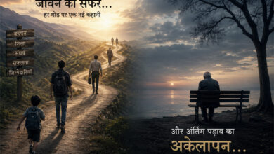 जीवन का सफर और अंतिम पड़ाव का अकेलापन