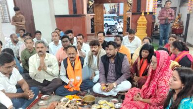 प्रदेश अध्यक्ष किरण देव सिंह के उत्तम स्वास्थ्य एवं दीर्घायु हेतु मां काली आकाशवाणी मंदिर में विशेष पूजा-अर्चना प्रदेश अध्यक्ष किरण देव सिंह के उत्तम स्वास्थ्य एवं दीर्घायु हेतु मां काली आकाशवाणी मंदिर में विशेष पूजा-अर्चना