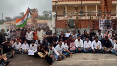 रायपुर में प्रदर्शन के बाद पुलिस की बड़ी कार्रवाई, 9 कांग्रेस नेताओं समेत अन्य पर एफआईआर