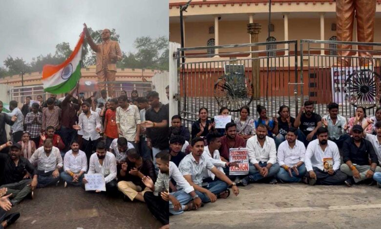 रायपुर में प्रदर्शन के बाद पुलिस की बड़ी कार्रवाई, 9 कांग्रेस नेताओं समेत अन्य पर एफआईआर