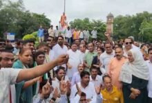 राहुल-प्रियंका के प्रदर्शन का छत्तीसगढ़ में असर, भाजपा-कांग्रेस आमने-सामने; वाटर कैनन से काबू में हालात