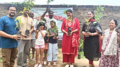 सोराज वेलफेयर फाउंडेशन द्वारा क्ले कैशल कॉलोनी में लगाए गए 50 पौधे एक पेड़ मां के नाम के तहत पेड़ों की रक्षा सुरक्षा का लिया गया संकल्प