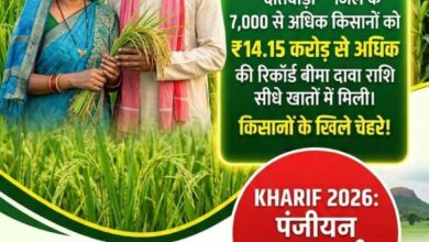 प्रधानमंत्री फसल बीमा योजना बनी दंतेवाड़ा के किसानों का सुरक्षा कवच प्रधानमंत्री फसल बीमा योजना बनी दंतेवाड़ा के किसानों का सुरक्षा कवच