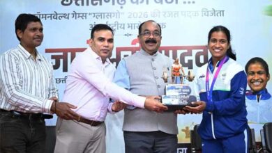 ज्ञानेश्वरी की सफलता से राज्य के युवा लेंगे प्रेरणा, खेलों के लिए तैयार होगा अच्छा वातावरण – अरुण साव
