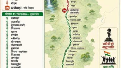बस्तर तिरंगा यात्रा में उपमुख्यमंत्री श्री विजय शर्मा होंगे शामिल