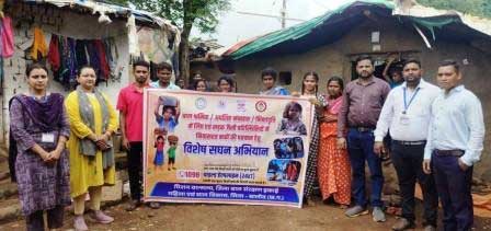 महिला व बाल विकास विभाग द्वारा चलाया गया विशेष जागरूकता एवं बाल संरक्षण अभियान