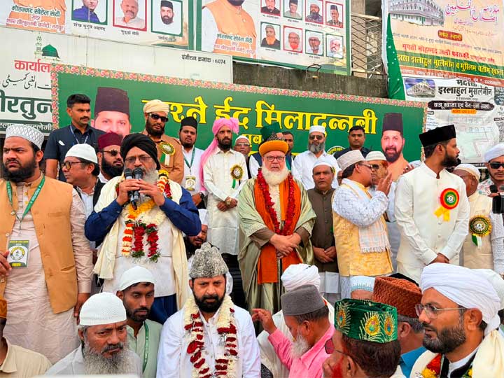 अमन, मोहब्बत और भाईचारे के संदेश के साथ रायपुर में निकला ऐतिहासिक जुलूसे ईद मिलादुन्नबी ﷺ