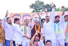 नवनियुक्त प्रदेश कांग्रेस प्रभारी सुखदेव भगत का रायपुर में ओबीसी कांग्रेस ने किया भव्य स्वागत