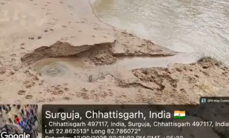 सोशल मीडिया पर वायरल वीडियो की मौके पर जांच, कोयला बहाए जाने का दावा निकला भ्रामक