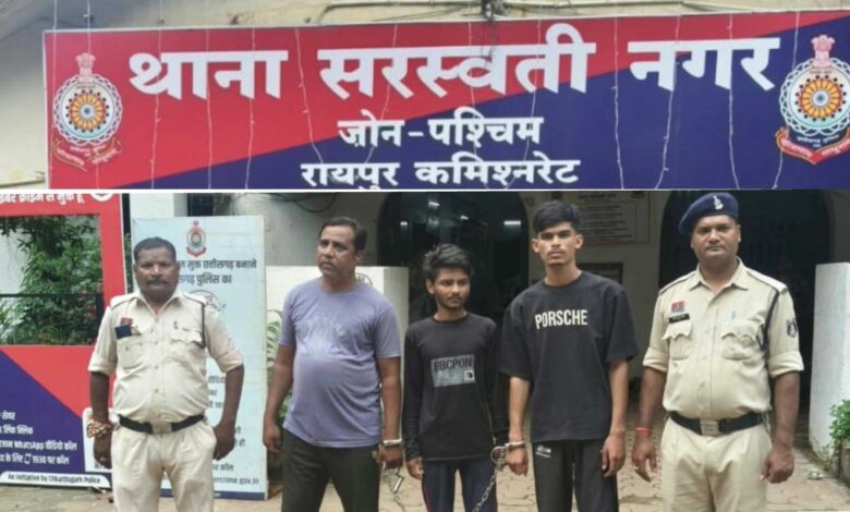 सरस्वती नगर पुलिस की बड़ी कार्रवाई, 900 नशीली टैबलेट और 77 शीशी सिरप के साथ 3 गिरफ्तार