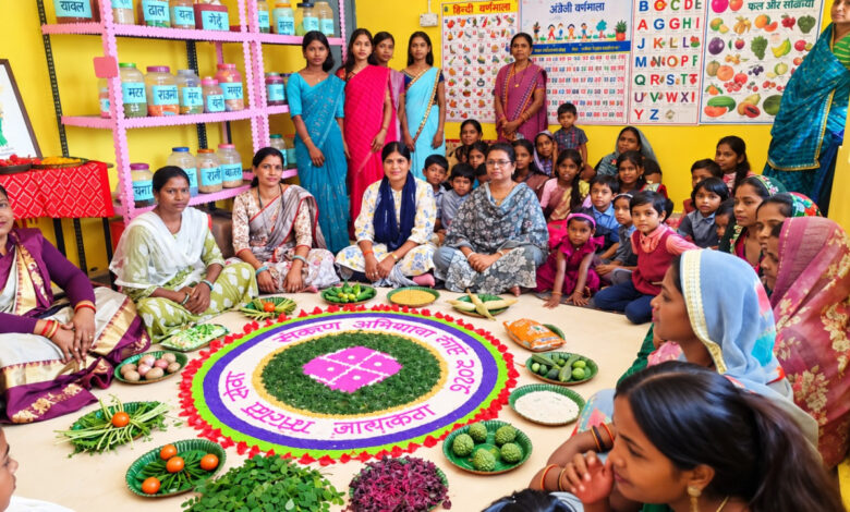सेवा संकल्प अभियान : आंगन मिलन सेवा से पोषण और स्वास्थ्य का संदेश, योजनाओं से जुड़ने के लिए ग्रामीणों को किया जागरूक सेवा संकल्प अभियान : आंगन मिलन सेवा से पोषण और स्वास्थ्य का संदेश, योजनाओं से जुड़ने के लिए ग्रामीणों को किया जागरूक