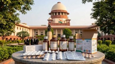 दवाओं की कीमतों में भारी अंतर पर सुप्रीम कोर्ट सख्त, केंद्र से पूछा- 15 रुपये की दवा की MRP 250 रुपये क्यों?