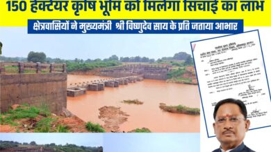 Jashpur News: कांसाबेल में 5.45 करोड़ से बनेगा महादेवमुड़ा एनीकट-काजवे, 150 हेक्टेयर खेतों को मिलेगा पानी