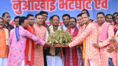 रायगढ़ में कोलता समाज के नुआखाई समारोह में पहुंचे मुख्यमंत्री साय, सामुदायिक भवनों के लिए 80 लाख की घोषणा
